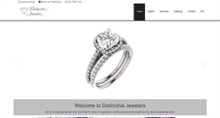 Desktop Screenshot of distinctivejewelers.com