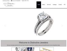 Tablet Screenshot of distinctivejewelers.com